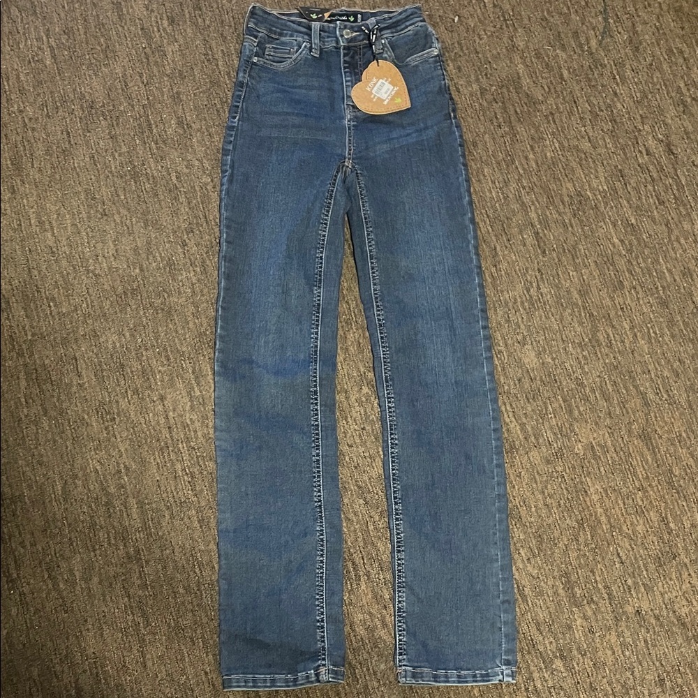 Simon Chang Women's High Rise Denim Jeans